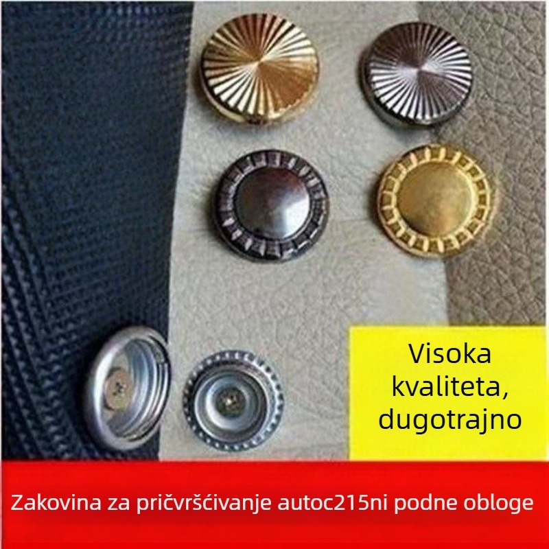 Auto kopča za prostirku – protuklizna, fiksna, dvostruka, odvojivi žični prsten, dodaci za prostirke (Materijal: Plastika; Marka: Other; Model: Other; Tip: Other)