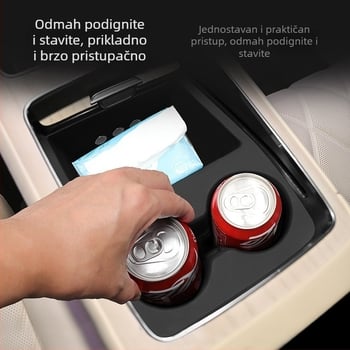 Silikonska protuklizna podloška za držač čaša u automobilu, model Enjoy S9 središnje upravljanje, materijal: silikon, težina 420 g