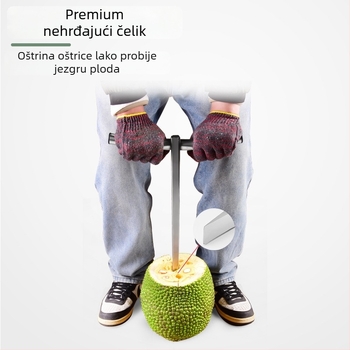 Jackfruit razdjelnik i nož za koru – otvarač voća za prepolovljenje i ljuštenje (porijeklo Yongkang, 2024)