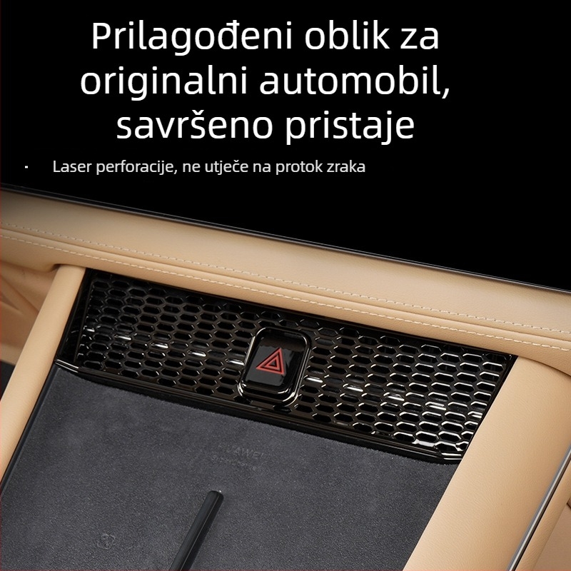 Zaštitni poklopac za ventilaciju središnje ploče Wenjie M7, ABS materijal; kompatibilan s 24 modela