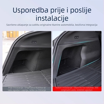 Auto interijerne naljepnice s ljepilom za unutarnje ploče vrata, TPES materijal