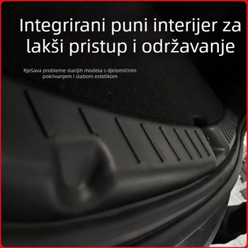 Model Y zaštita pragova prtljažnika, PP materijal, ljepilo montaža, bočna strana automobila, unutarnja dekoracija