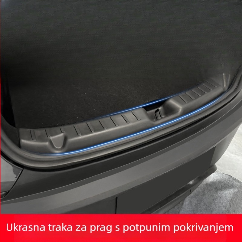 Model Y zaštita pragova prtljažnika, PP materijal, ljepilo montaža, bočna strana automobila, unutarnja dekoracija