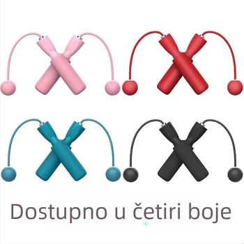 Dvostruko namijenjena lopta za skakanje bez užeta; PVC materijal; za početnike; pogodna za vrtić i osnovnu školu