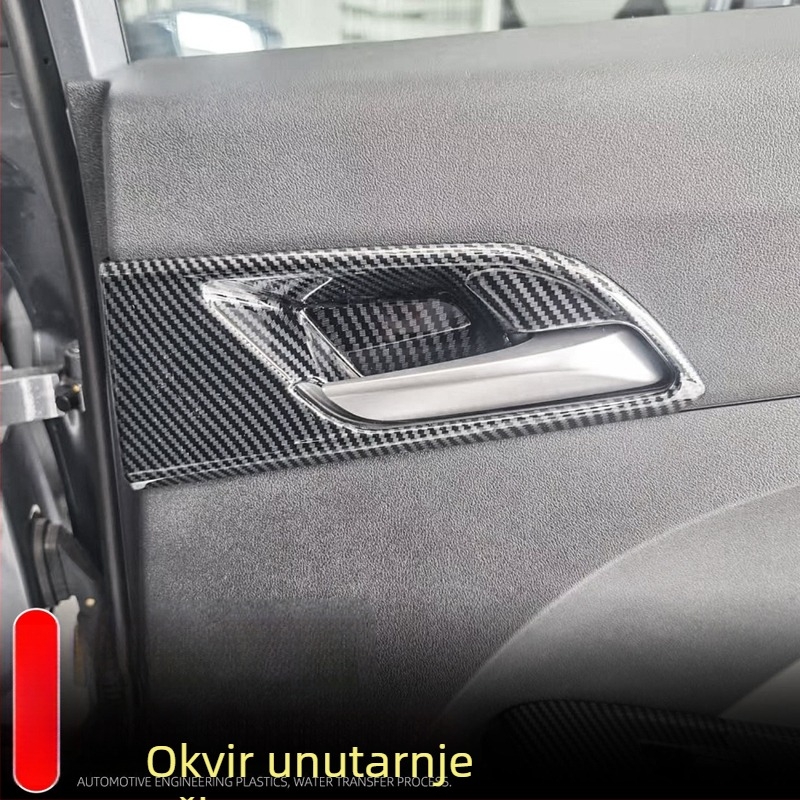 MG3 unutarnje naljepnice – ABS materijal, ljepilo, model MG3, zaštita dekorativnog okvira unutarnje ručice i otvora vrata, pogodno za krov, instrument ploču, središnju konzolu i volan