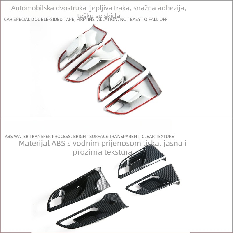 MG3 unutarnje naljepnice – ABS materijal, ljepilo, model MG3, zaštita dekorativnog okvira unutarnje ručice i otvora vrata, pogodno za krov, instrument ploču, središnju konzolu i volan