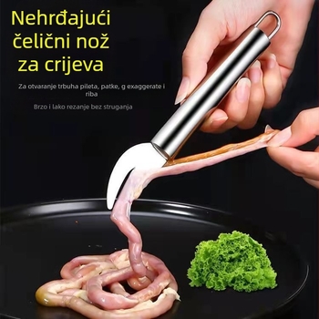 Nož za evisceraciju ptica i riba – nehrđajući čelik, izlazi 2024