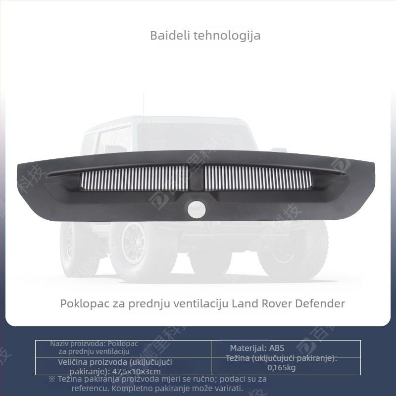 Poklop ventilacije klimatizacije za Land Rover Defender | Bedri | Materijal: ABS | Model: Air conditioning outlet cover