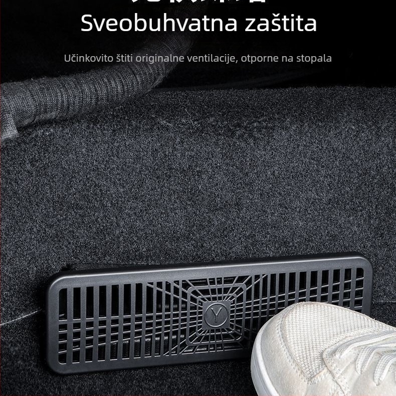 Zaštitna kapica izlaza zraka ispod sjedala za Tesla Model 3/Y | ABS materijal, mogućnost prilagodbe, podrijetlo Guangzhou