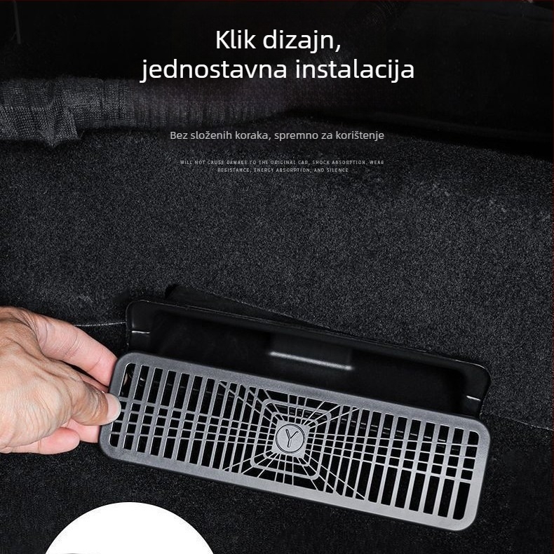 Zaštitna kapica izlaza zraka ispod sjedala za Tesla Model 3/Y | ABS materijal, mogućnost prilagodbe, podrijetlo Guangzhou