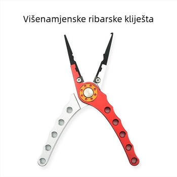 Klešta za pecanje od aluminijske legure, proizvedena u Kini, s mogućnošću privatne oznake