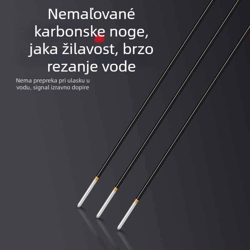 Pluta za ribol karpa – olovni materijal, svjetleći dan i noć, pogodan za velike ribe