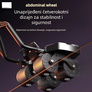Kružni trbušni kotač sa četiri kotača, automatsko vraćanje, ne-sklopiv, za kućnu upotrebu