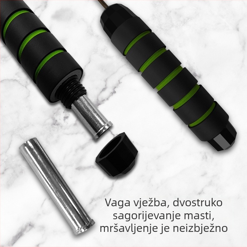 Preskakalački užet – PVC + čelična žica, Zhu Yang, za fitness treninge i sportske rutine