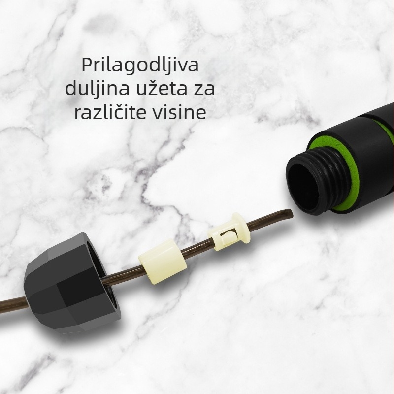 Preskakalački užet – PVC + čelična žica, Zhu Yang, za fitness treninge i sportske rutine