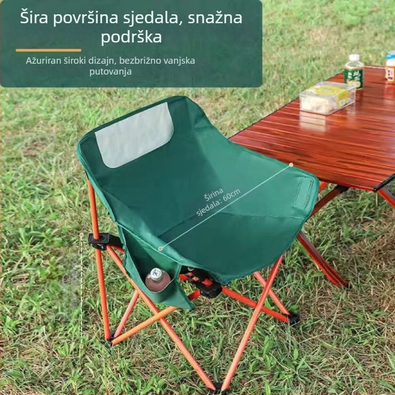 Moon Chair sklopiva kamping stolica, Oxford tkanina, branda Yi Jia Wen Yan, mogućnost prilagodbe