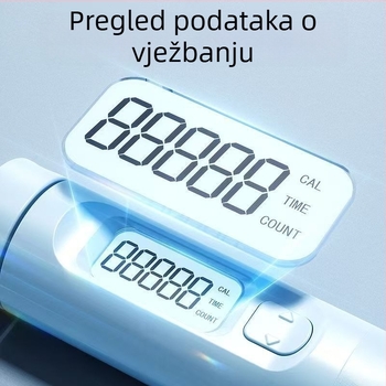 Changfeng Bežično švihadlo s težišnom kuglom i čeličnim najlonom, brojanje skokova, ABS materijal, model Ts55, kućna fitnes oprema