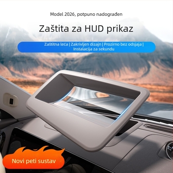 HUD zaštitni poklopac za Huawei Wenjie M7/M8 — mat ABS plastika, kompatibilan s 26 modela Wenjie M7/M8, bez prilagodbe