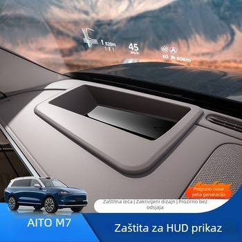 HUD zaštitni poklopac za Huawei Wenjie M7/M8 — mat ABS plastika, kompatibilan s 26 modela Wenjie M7/M8, bez prilagodbe