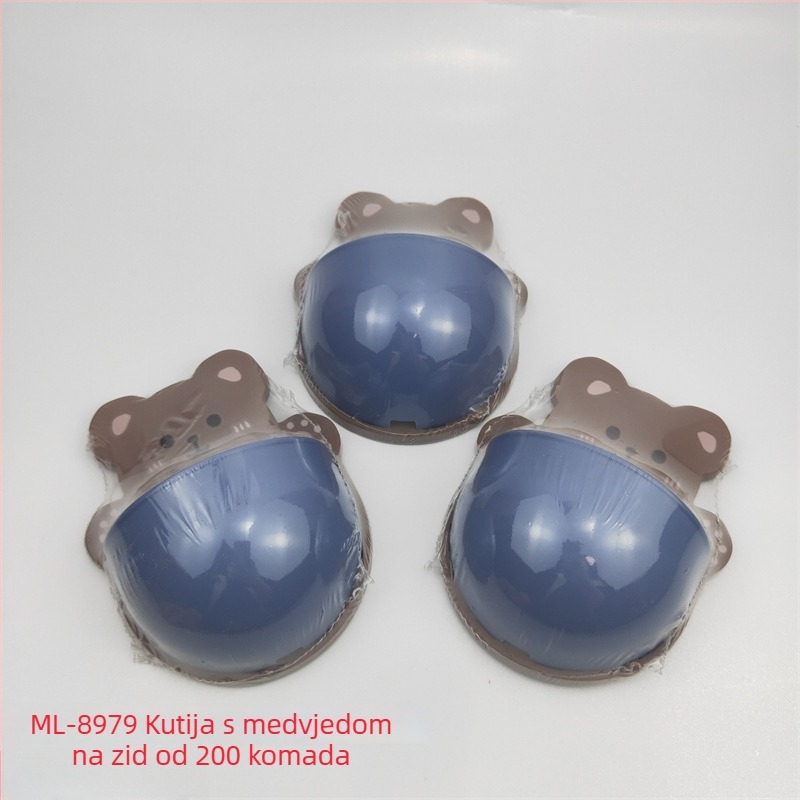 Lemi plastična dvostruka kutija za sapun s bezšavnim kukom za kupaonicu, 240–250 komada