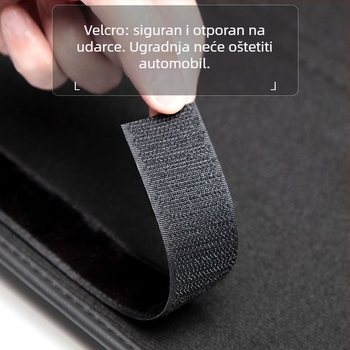 Automobilski nosač za Volvo XC40: akrilni poklop pretinca naslona za ruku s stražnjom jastučićem protiv udaranja, brza Snap-on montaža, bočna strana automobila