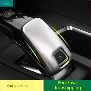 Okvir ručice mjenjača za unutarnju modifikaciju — Kang Jin, ABS plastika, porijeklo: Wenzhou, kompatibilno s Peugeot 3008/5008 (2017-2023)