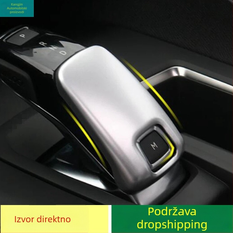Okvir ručice mjenjača za unutarnju modifikaciju — Kang Jin, ABS plastika, porijeklo: Wenzhou, kompatibilno s Peugeot 3008/5008 (2017-2023)