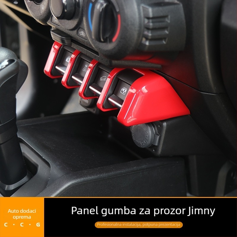 Unutarnji dekor za središnju konzolu Jimny (19 modela) – ABS unutarnji dijelovi, prekidač za podizanje središnje kontrole, mogućnost prilagodbe