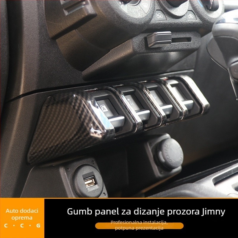 Unutarnji dekor za središnju konzolu Jimny (19 modela) – ABS unutarnji dijelovi, prekidač za podizanje središnje kontrole, mogućnost prilagodbe