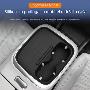 Mat za spremište u središnjoj konzoli automobila sa silikonskom podlogom i zaštitom bežičnog punjenja – interijer-dodatak, šifra 7347159z7982h8