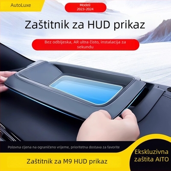 Zaštitni poklop HUD za M9, ABS+staklo, kompatibilno s 24 verzijama Wenjie M9