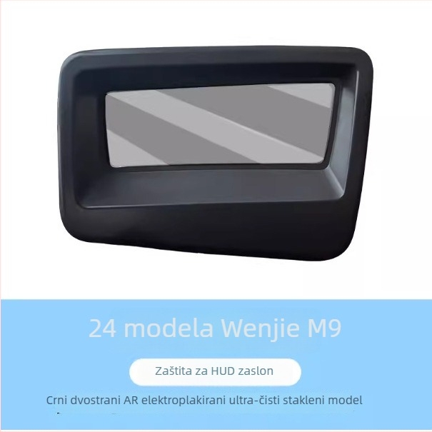 Zaštitni poklop HUD za M9, ABS+staklo, kompatibilno s 24 verzijama Wenjie M9