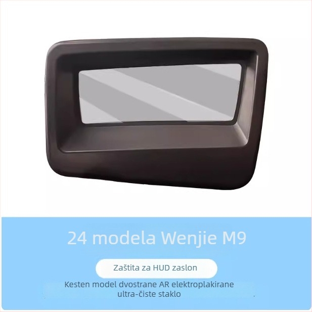 Zaštitni poklop HUD za M9, ABS+staklo, kompatibilno s 24 verzijama Wenjie M9