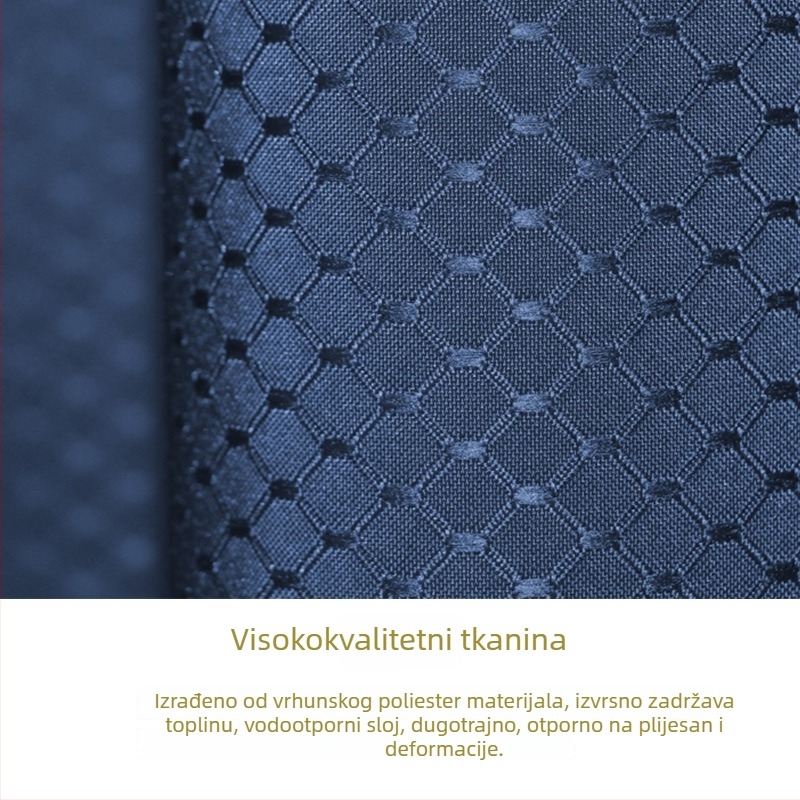 Tuš zavjesa od poliestera 190 g, s waffles uzorkom, vodonepropusna i otporna na plijesan, za kupaonicu