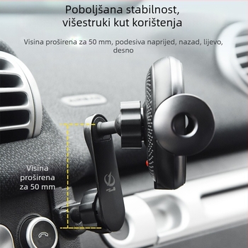 Držač za mobitel u automobilu – Deep Choice, legura, univerzalna produžna šipka