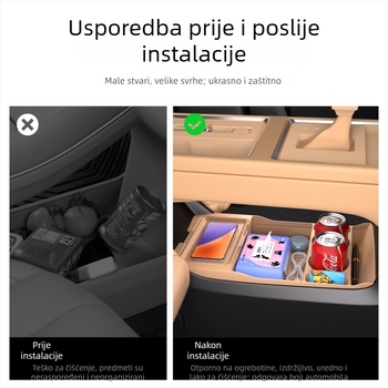 Silikonski organizator za središnju konzolu Wuling Starlight 730, kompatibilan sa 25 modela