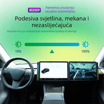 JTOVI AS2039 Svjetlo ambijenta za automobil – ABS materijal