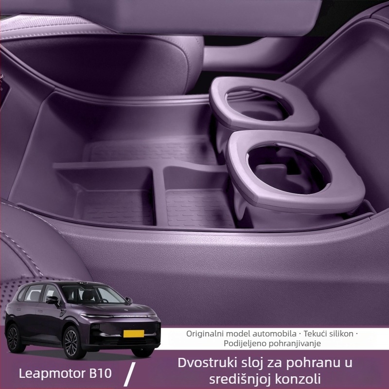 Leapmotor B10 donja pretinica srednje konzole, dvostruki sloj, silikonska podloga