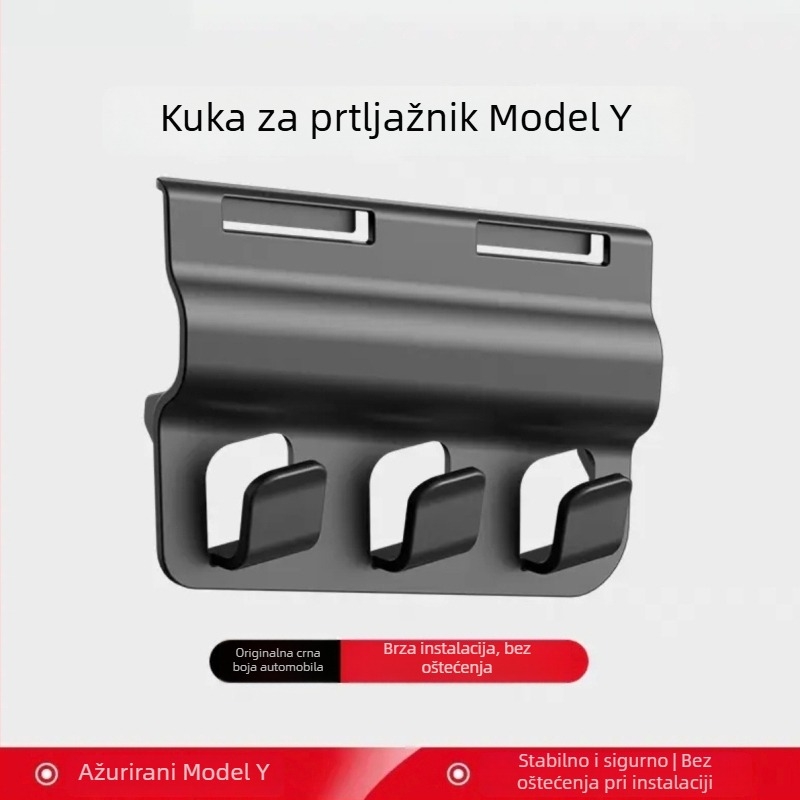 Vješak za prtljažnik za Tesla ModeIY, dvostrano skladišno dopunsko, najlon, model 012