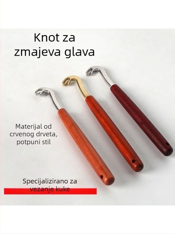 Prijenosni alat za vezivanje ribarske linije od PU materijala, ručni alat s zakrivljenim kukom