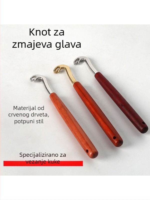 Prijenosni alat za vezivanje ribarske linije od PU materijala, ručni alat s zakrivljenim kukom