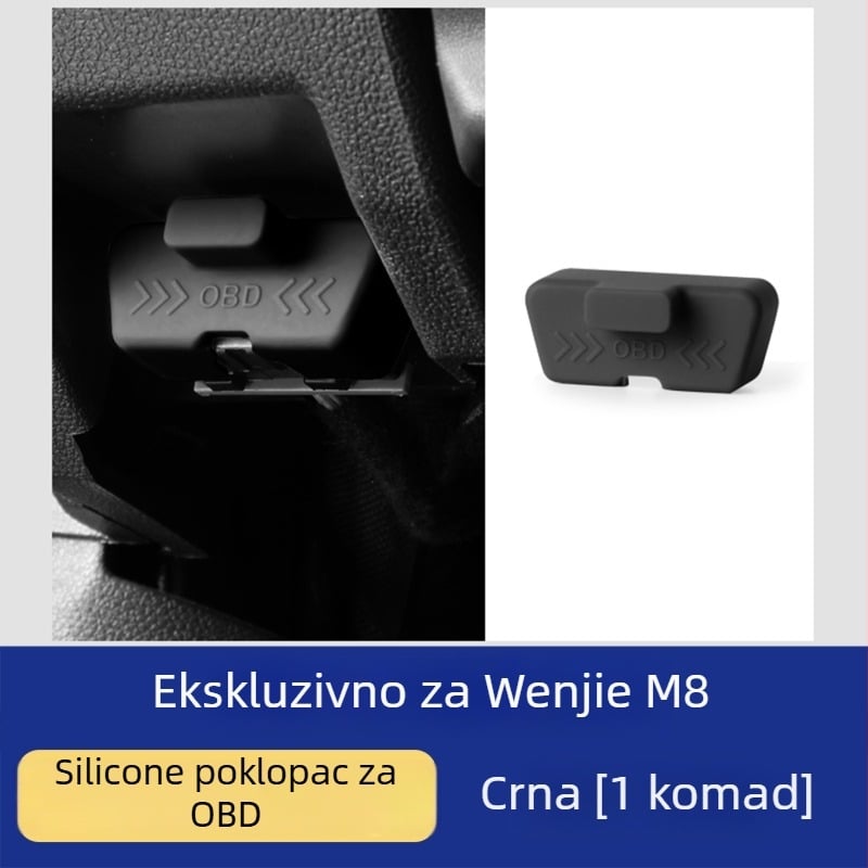 OBD zaštitni poklopac za M8/M7, TPE materijal, zaštita od prašine, unutarnji dekorativni poklopac