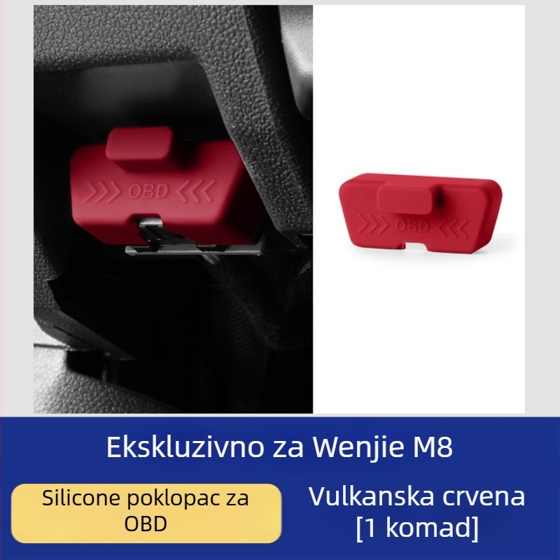 OBD zaštitni poklopac za M8/M7, TPE materijal, zaštita od prašine, unutarnji dekorativni poklopac