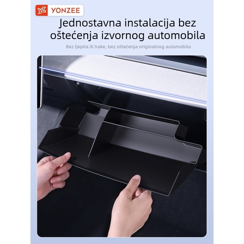 ABS plastični unutarnji odjeljak za glove box Tesla Model 3/Y