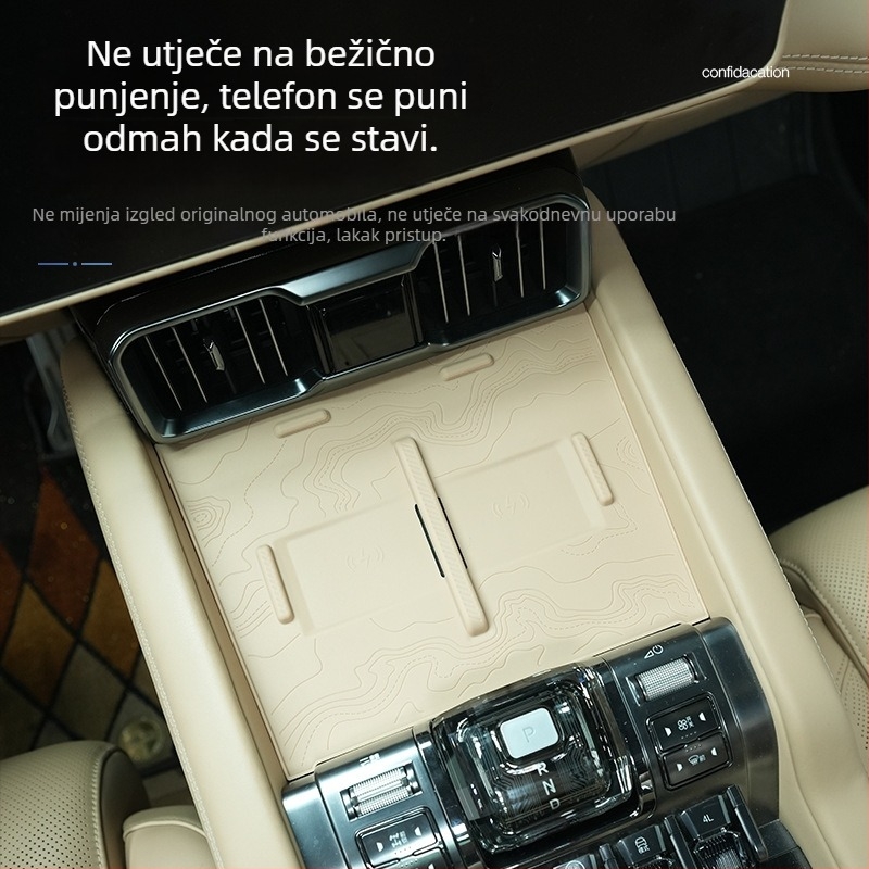 Equation Leopard 8 Silikonska Podložnica za Bežično Punjenje Središnje Konzole – Unutarnja Zaštita