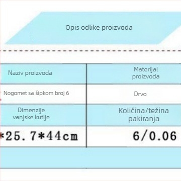 Stolni nogomet – materijal: Density board; marka: Lekitu; ambalaža: šarena kutija; razvoj intelektualnih sposobnosti; pogodno za dob 7–60 godina