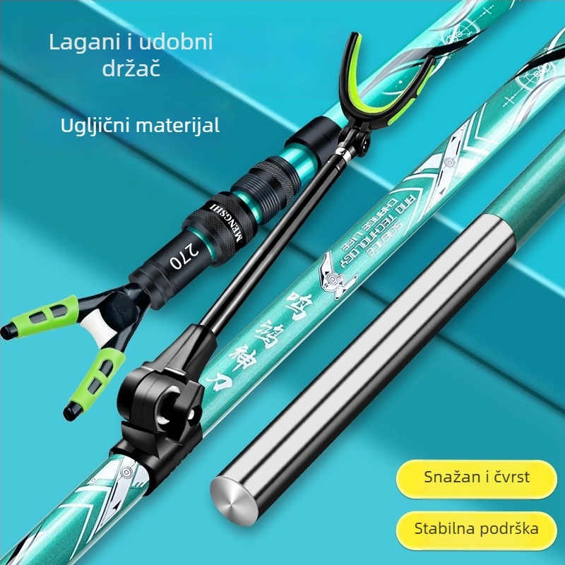 Fort Karbonska podrška za štap — fiksna rotacija, nije sklopiva, Weihai Fierce Fishing Gear marka