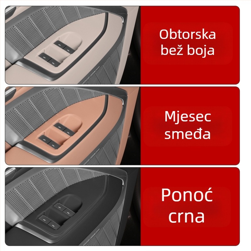 Silikonska podloška za Ledao L90 gumb za podizanje prozora, unutarnji auto dodatak, model Ledao L90 lifting switch, materijal: smola/PP