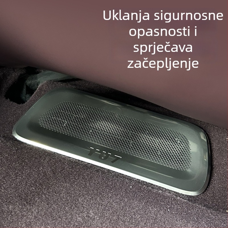 Kapa za zaštitu od prašine ispod izlaza zraka ispod sjedala Xiaomi Yu7 – nehrđajući čelik, Coolness marka, dodatak za instalaciju protiv začepljenja