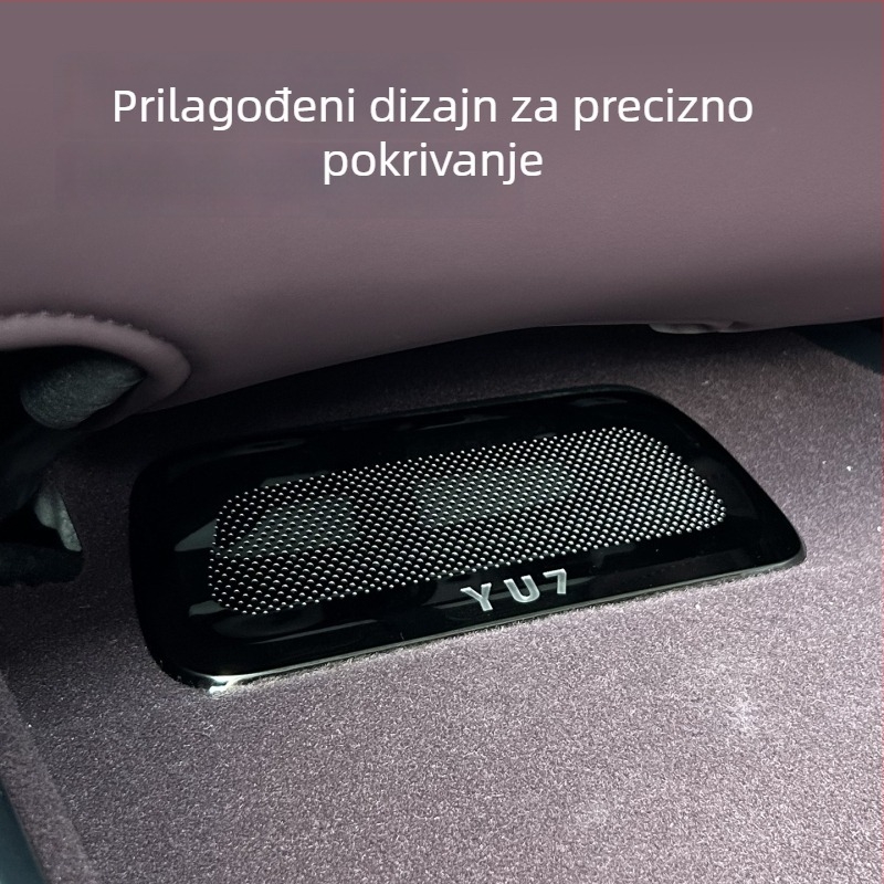 Kapa za zaštitu od prašine ispod izlaza zraka ispod sjedala Xiaomi Yu7 – nehrđajući čelik, Coolness marka, dodatak za instalaciju protiv začepljenja